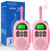 HPROMOT Walkie Talkies for Kids Rechargeable Toys for Ages 5-7 Boys Girls, 22 Channels 2 Way Radio Toy Christmas Birthday Gifts for Girls Boys Ages 3-12 Camping Hiking Outdoor Easter Basket Stuffers view 1