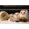 Russian Nesting Dolls 7-Piece Set Traditional Matryoshka Home Decoration Crafts Toy Nesting Dolls Christmas Birthday Gift (Color : A) view 2