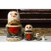 Russian Nesting Dolls 7-Piece Set Traditional Matryoshka Home Decoration Crafts Toy Nesting Dolls Christmas Birthday Gift (Color : A) view 3