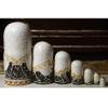 Russian Nesting Dolls 7-Piece Set Traditional Matryoshka Home Decoration Crafts Toy Nesting Dolls Christmas Birthday Gift (Color : A) view 4