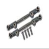 6pc Set Upgrades Aluminum+Stainless Steel Rear Upper Arm Tie Rod LOSI 1/18 2WD Mini-T 2.0 LOS01015 RC Cars by GPM (Gray) view 1