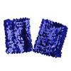 Loloda Shiny Reversible Sequin Bracelets Party Supplies Favors Slap Bracelet For Women Girls Blue One Size view 4