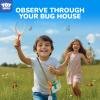 TOY Life Bug Catcher for Kids Outdoor Toys with Butterfly Net, Bug Habitat with Magnified Viewer, Bug Toys Tweezers & Magnifying Glass, Inset Catcher for Kids Outdoor Activities Explorer Kit view 2