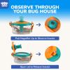 TOY Life Bug Catcher for Kids Outdoor Toys with Butterfly Net, Bug Habitat with Magnified Viewer, Bug Toys Tweezers & Magnifying Glass, Inset Catcher for Kids Outdoor Activities Explorer Kit view 4