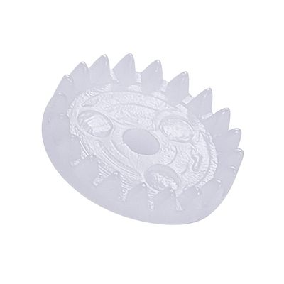 Aicosineg Plastic Gears White Reduction Gear Spindle Plastic Shaft for Aircraft Car Model DIY Kit 20 Teeth Model C202A 50Pcs