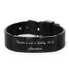Game On Novelties Puzzles is not a Hobby. It's an Adventure. Black Shark Mesh Bracelet, Puzzles Present from, Useful Engraved Bracelet for Friends view 1