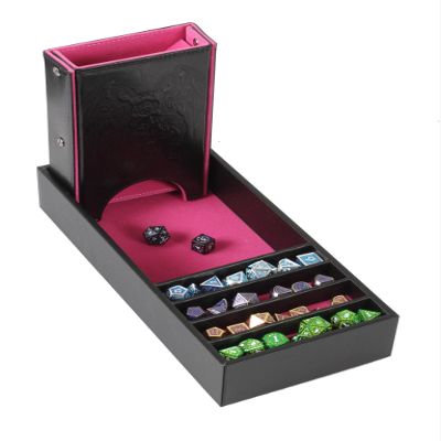 Forged Dice Co. Citadel Dice Tray and Dice Tower - 3 in 1 D&D Dice Box, Storage and Removable Tower - Perfect for RPG and Tabletop Games