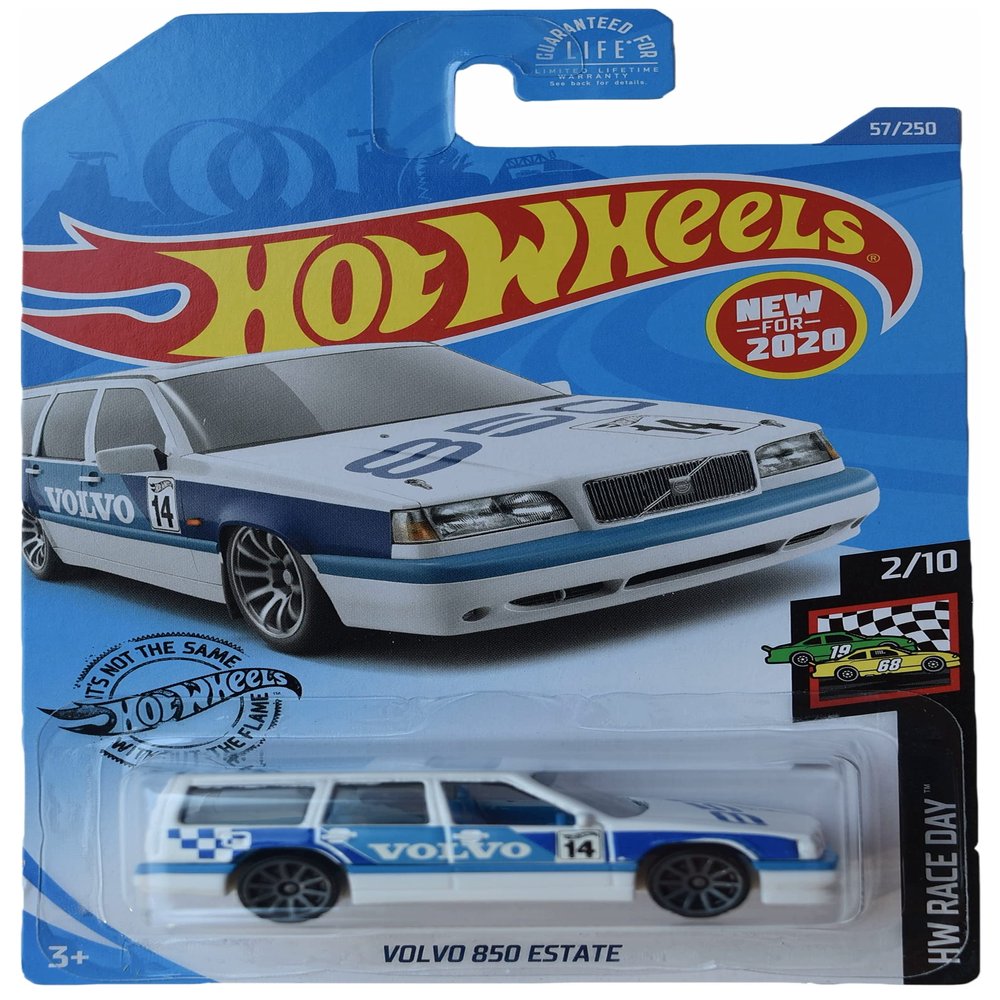 Hot Wheels Vol-vo 850 Estate, [White] Race Day 2/10