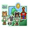 Mary Had A Little Lamb 7 Precut Felt Figures for Flannel/Felt Board Stories Nursery Rhymes Preschool view 1