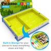PicassoTiles 112 Piece Magnetic Mix & Match Animal Building Activity DIY Combination Puzzle Book Kid Toy Set Educational Playset STEM Learning, 20 FREE Unique Animals Creative Inspirational Idea Cards view 4