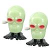 Wind Up Hopping Jumping Glow In The Dark Skull Halloween Party Favor 2 Pack view 1