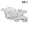 Aicosineg Plastic Gears White Reduction Gear Worm Gear Spindle for Aircraft Car Model DIY Kit 50 Teeth Model 50102A 30Pcs view 2