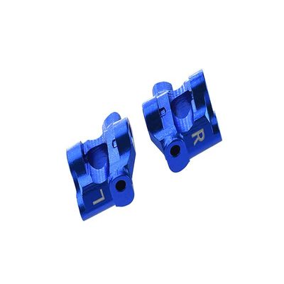 GPM Upgrades Aluminum Front C-Hubs for 1/18 Mini-T 2.0 Stadium Truck (LOS01015) Rc Cars (Blue)