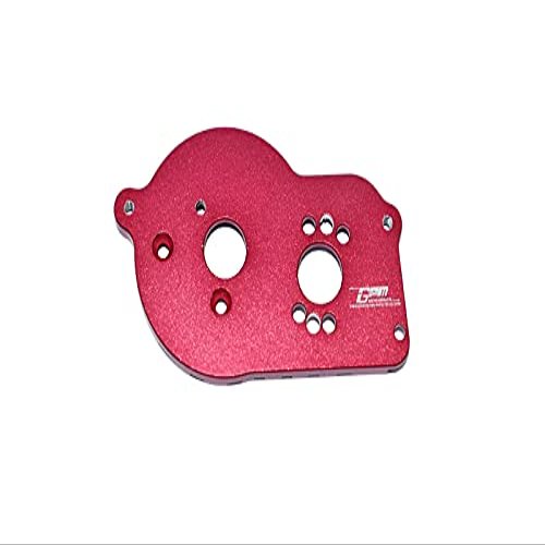 GPM for LOSI 1/18 2WD Mini-T 2.0 LOS01015 Aluminum Motor Mount Plate with Heat Sink FINS - 1PC Set (red)