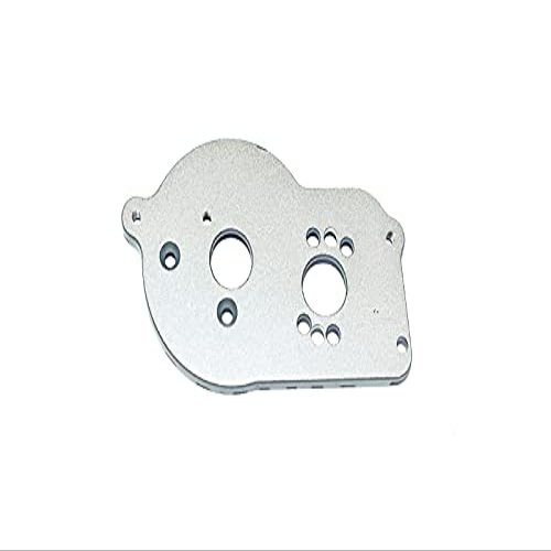 GPM for LOSI 1/18 2WD Mini-T 2.0 LOS01015 Aluminum Motor Mount Plate with Heat Sink FINS - 1PC Set (Silver)