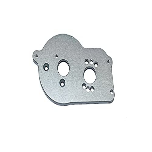 GPM for LOSI 1/18 2WD Mini-T 2.0 LOS01015 Aluminum Motor Mount Plate with Heat Sink FINS - 1PC Set (Gray)