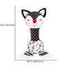 D-KINGCHY Baby Toys 0-12 Months, Black and White Newborn Toys, Soft Plush Rattle Stuffed Animal Toy with Teether and Sound, Developmental Hand Grip Toys (Fox) view 2