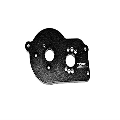 GPM for LOSI 1/18 2WD Mini-T 2.0 LOS01015 Aluminum Motor Mount Plate with Heat Sink FINS - 1PC Set (Black)