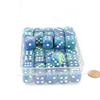 Waterlily Festive Dice with White Pips 16mm (5/8in) D6 Pack of 50 Wondertrail view 1