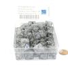 Light Smoke Borealis Dice Luminary with Silver Numbers D8 Aprox 16mm (5/8in) Pack of 50 Wondertrail view 2