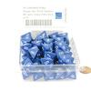 Blue Opaque Dice with White Numbers D8 Aprox 16mm (5/8in) Pack of 50 Wondertrail view 2