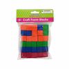 Foam Blocks 19mm Assorted Colors Set of 30 Pc view 1