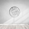 Kite Boarding Kite Surfing Beautiful Silhouette Extreme Sport Vinyl Design Wall Sticker Wall Art Wall Decal Boy Girl Kid Room Pool Area Bedroom Home Decor Stickers Decoration Size (28x30 inch) view 2