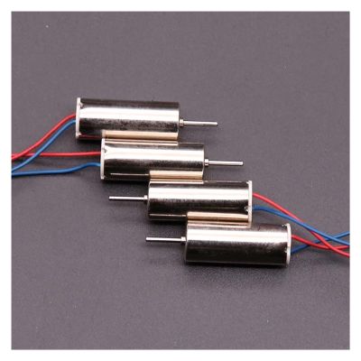 Nuojie Electronic Components Motor 8 * 20mm Coreless Motor Ultra-high-Speed DC 3.7V 43800RPM Coreless High-Torque Motor, Used for Remote Control Helicopter DIY