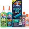 Elmers Glue Slime Kit Dinosaur Night Makes Color Changing and Glow in the Dark Slime Includes Liquid Glue and Activator 4 Count view 1