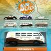 DieCast Jada Punch Buggy Slug Bug 1:64 Scale - Volkswagens T1 Bus [White/Brown] view 2
