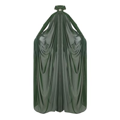 Evil Queen Cosplay Super Villain Cloak Cape Steampunk Feather Collar Witch Cape