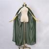 Evil Queen Cosplay Super Villain Cloak Cape Steampunk Feather Collar Witch Cape view 2