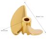 Alomejor RC Boat Propeller 35mm 2 Blades RC Boat Propeller Upgrade Accessory for FT016 FT007 FT012 FT009 FT011 FT010 FT016(Yellow) view 2