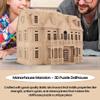Birds Wood Shack Manorhouse Mansion  3D Puzzle Doll House with Robust Quality & Sturdy Construction  Easy to Assemble Educational Doll House Puzzle view 2