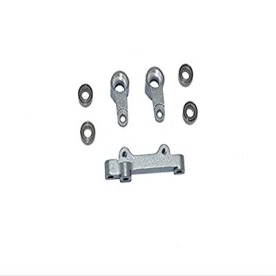 GPM for LOSI 1/18 2WD Mini-T 2.0 LOS01015 Aluminum Steering Assembly -7PC Set (Gray)