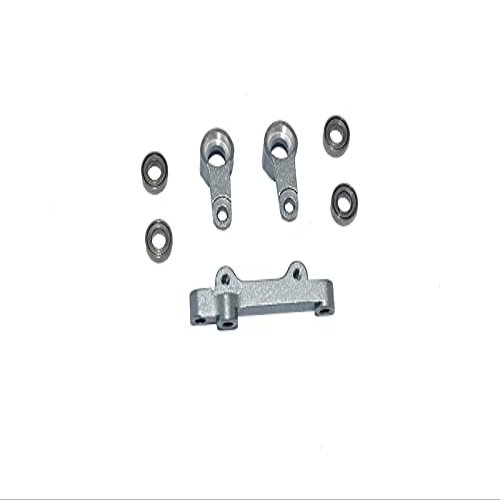 GPM for LOSI 1/18 2WD Mini-T 2.0 LOS01015 Aluminum Steering Assembly -7PC Set (Gray)