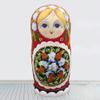15-Piece Russian Nesting Dollsdoll Souvenir Cute Matryoshka Painting Craft Nesting Doll Hand-Painted Pattern Creative Gift (Color : A) view 1