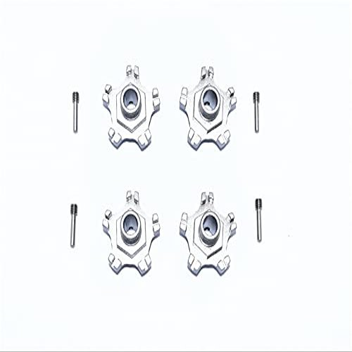 GPM for ARRMA 1/7 Infraction 6S BLX ARA109001 Aluminum Wheel HEX (+6MM) -8PC Set (Gray)