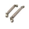 D12mm Three-Section Drive Coupling Inner Hole 5mm L92-130mm, Telescopic Shaft Miniature Coupling, Universal Joint Vehicle and Ship Model 1PCS view 1