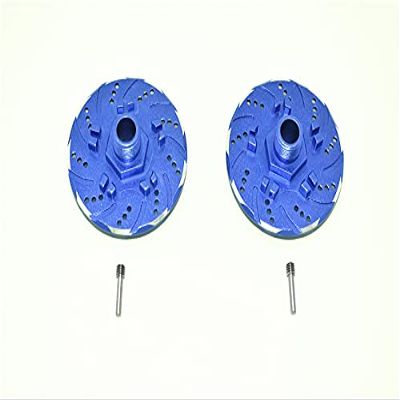 GPM for ARRMA 1/7 Infraction 6S BLX ARA109001 Aluminum +6MM HEX with Brake Disk with Silver LINING-4PC Set (Blue)