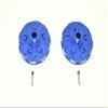 GPM for ARRMA 1/7 Infraction 6S BLX ARA109001 Aluminum +6MM HEX with Brake Disk with Silver LINING-4PC Set (Blue) view 1