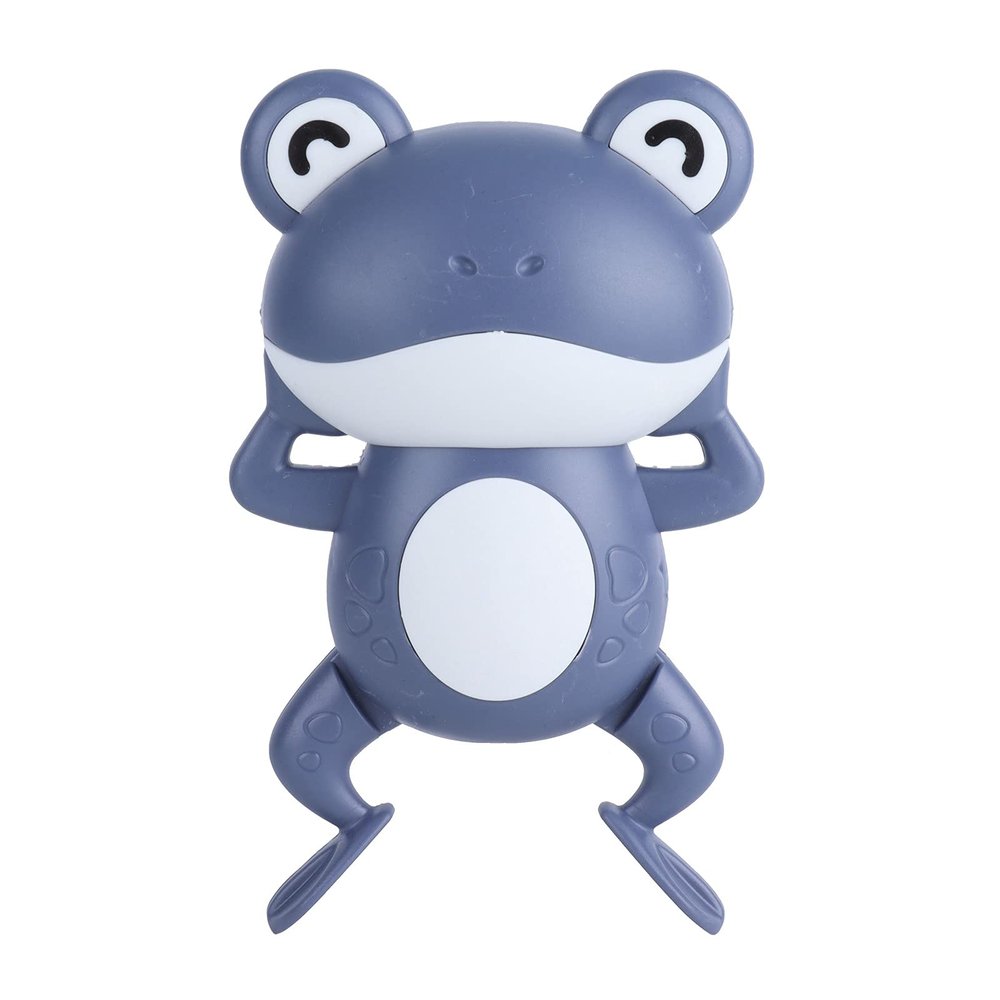 Frogs Baby Bath Toys, Cute Floating WindUp Bathtub Toys Clockwork Swimming Shower Game for Children(Blue)