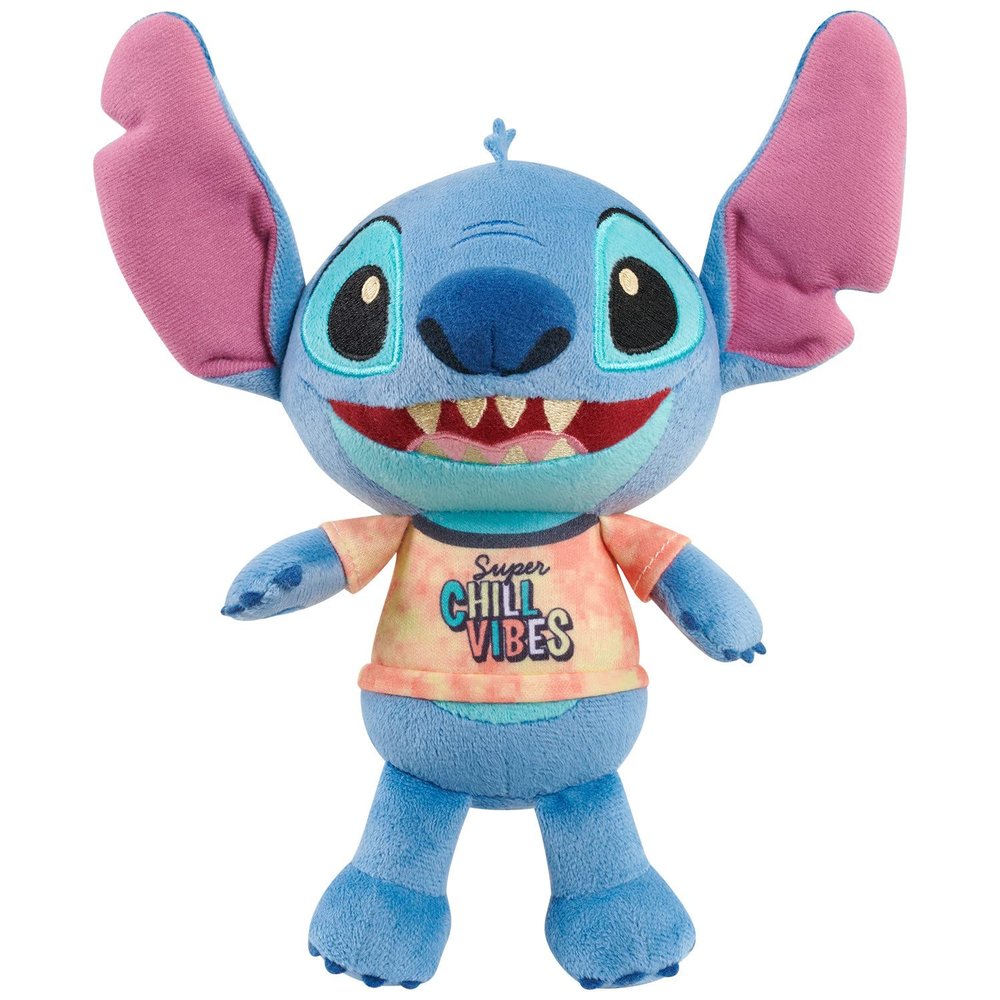 Disney Street Beach Small Plush Stitch, 9-Inch Stuffed Animal, Kids Toys for Ages 2 Up, Amazon Exclusive by Just Play