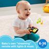 Fisher-Price Baby & Toddler Toy Laugh & Learn Remote, Pretend Streaming TV Control Musical Learning Activity for Infants Ages 6+ Months view 2