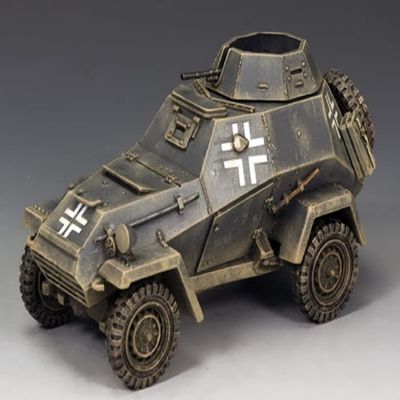 King & Country Toy Soldiers WW2 German Army WS245 BA-64B Armored Car Captured German Version 1:30 Scale Mixed Media