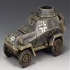 King & Country Toy Soldiers WW2 German Army WS245 BA-64B Armored Car Captured German Version 1:30 Scale Mixed Media view 1