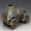 King & Country Toy Soldiers WW2 German Army WS245 BA-64B Armored Car Captured German Version 1:30 Scale Mixed Media view 2