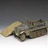 King & Country Toy Soldiers WW2 German Army WS229 Sd. Kfz.10 Ausf. B Demag Half Track 1:30 Scale Mixed Media view 3