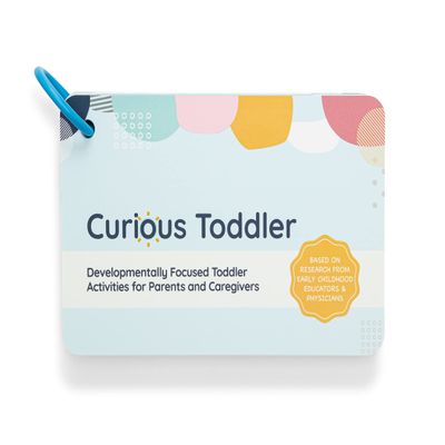 Curious Toddler Activity Cards | 40+ Activities for Toddler & Me (12-24 Months) | Developmentally-Focused and Stimulating Creative Playtime Ideas | Toddler Restaurant activities, screen free for kids