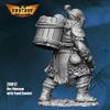 Orc Woman with Food Bucket Figure Kit 28mm Heroic Scale Miniature Unpainted First Legion view 4